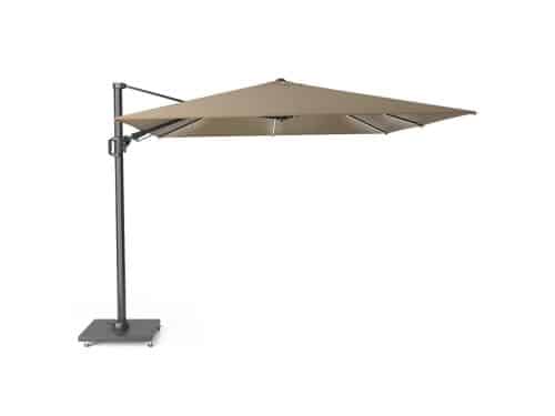 Challenger T² Glow zweefparasol | 300x300cm | taupe