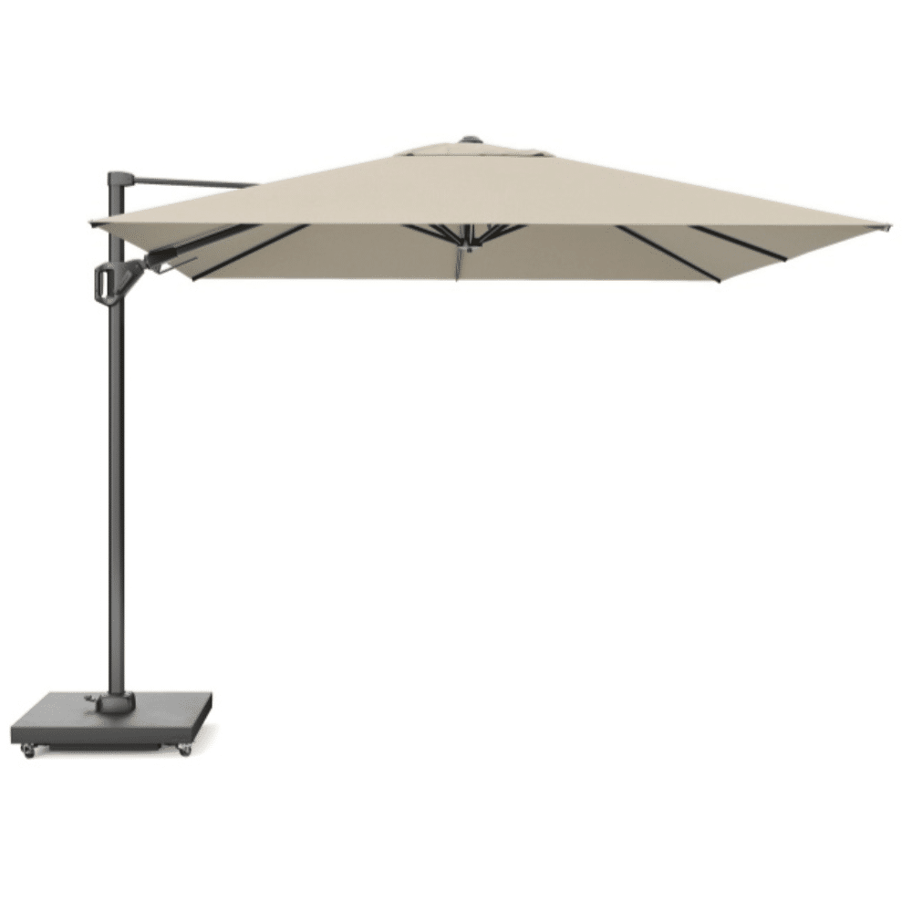 challenger t² zweefparasol premium doek | 400x300cm | champagne