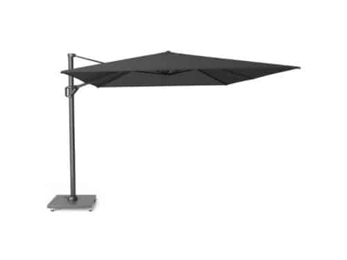 Challenger T² zweefparasol - premium doek | 400x300cm | Faded Black
