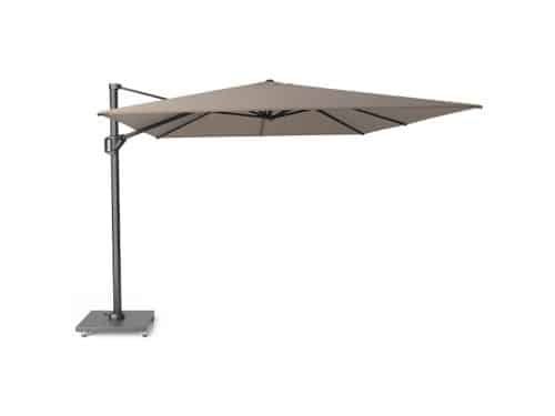 Challenger T² zweefparasol - premium doek | 400x300cm | Havana