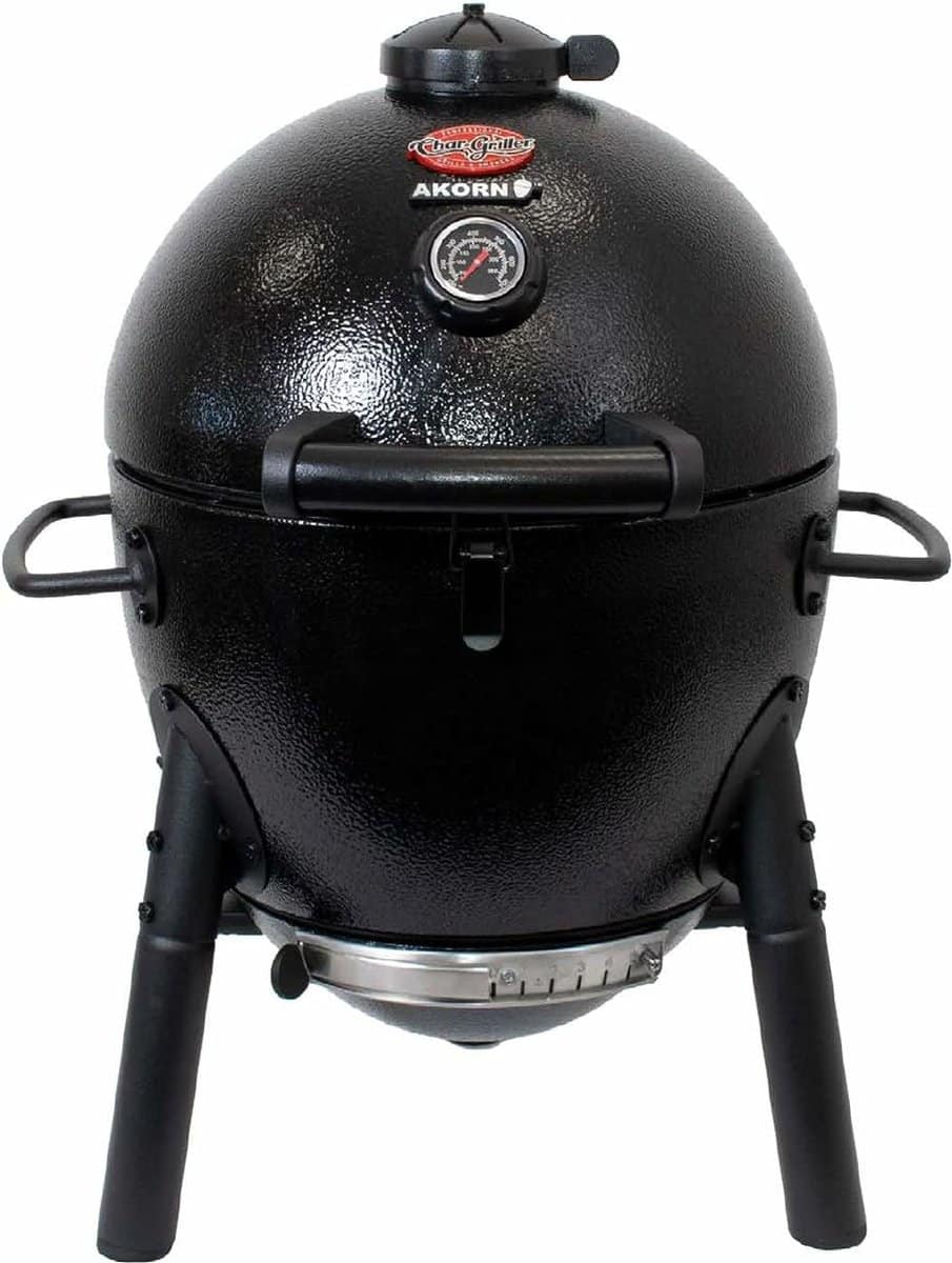 char griller akorn jr. kamado grill & smoker