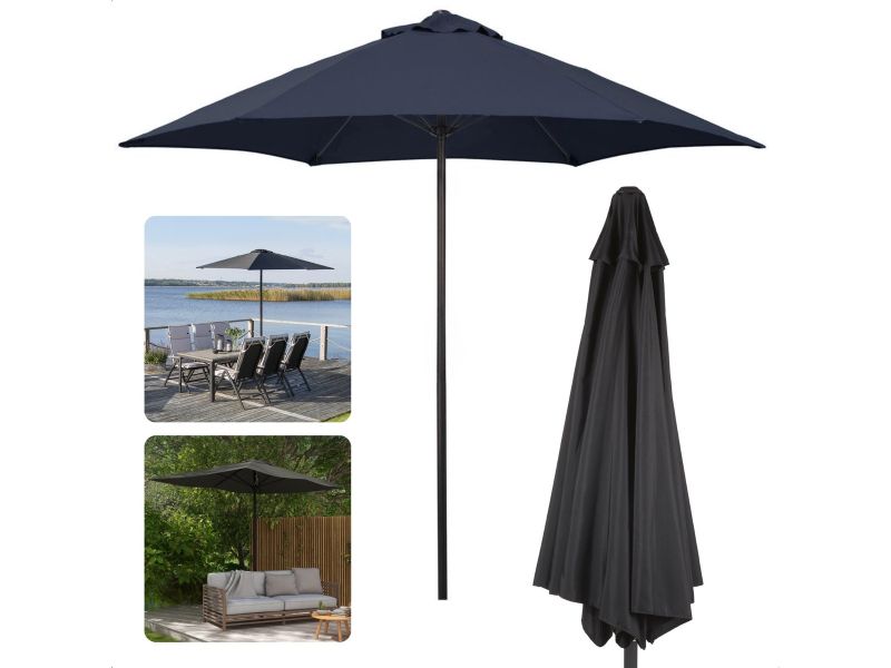 Cheqo® Luxe Parasol - Stokparasol - Zonwerend Textiel - Aluminium