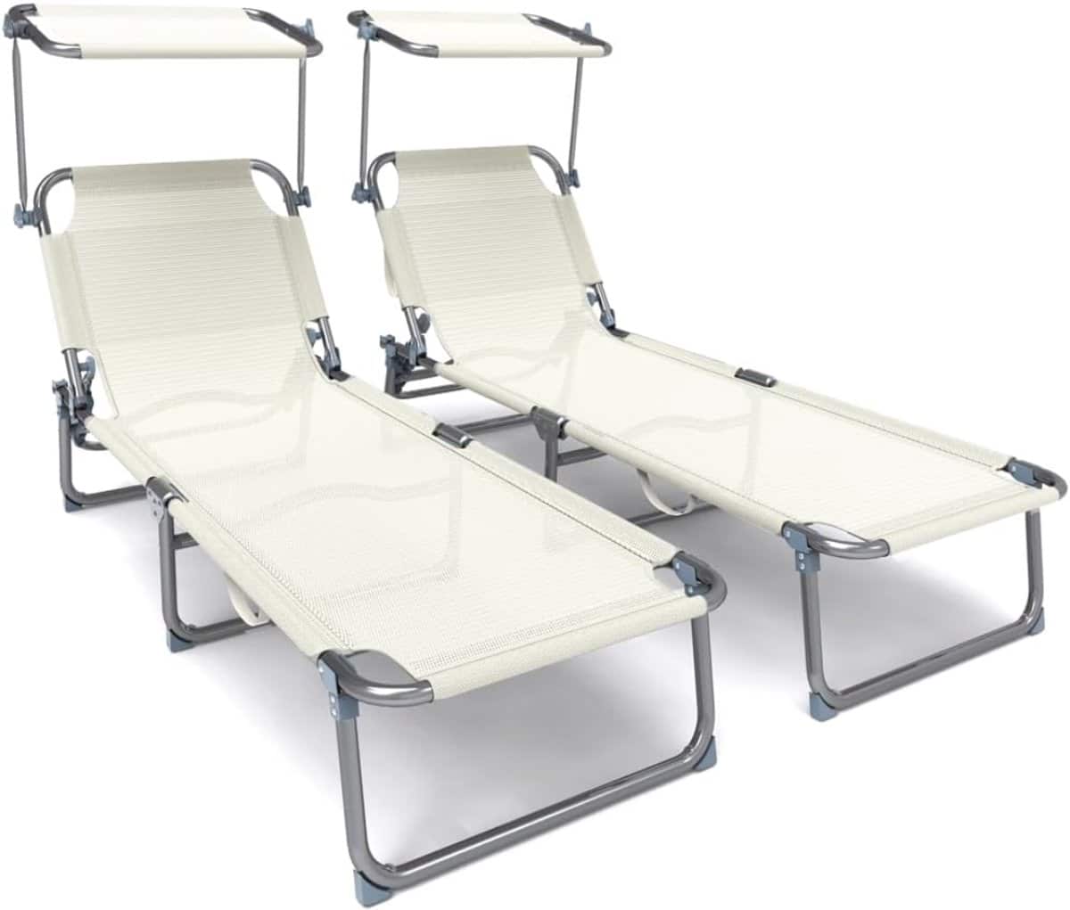 clvp® zonnebed opvouwbaar ligbed tuin relax ligstoel buiten