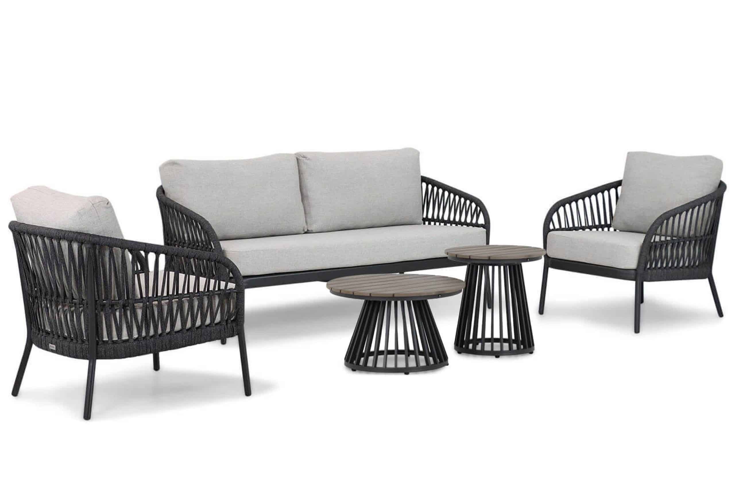 coco puerto/sorrento 45/60 cm stoel bank loungeset 5 delig
