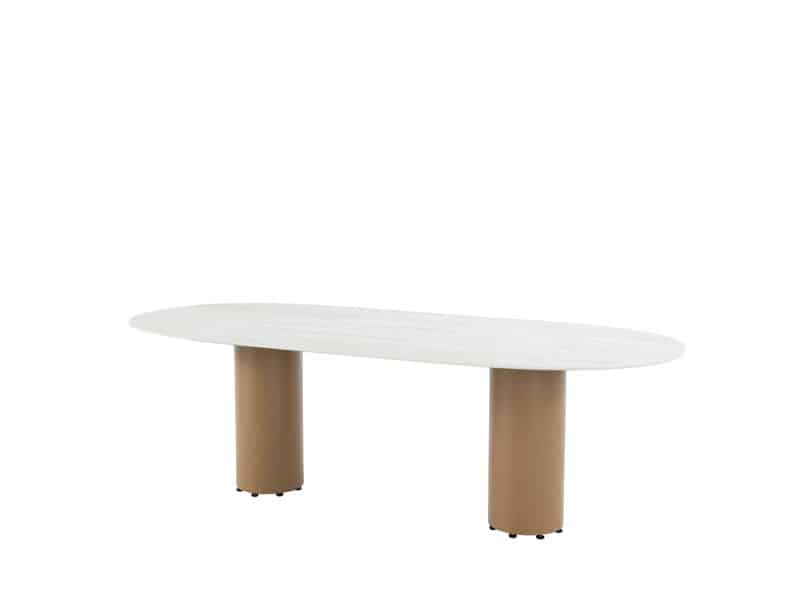 colorado dining tafel amber ovaal keramiek travertin 240×105 cm 4so 4so