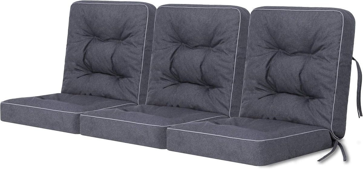 comfortabel bankkussen voor tuinmeubelen schommelbank en stoelen marineblauw 180