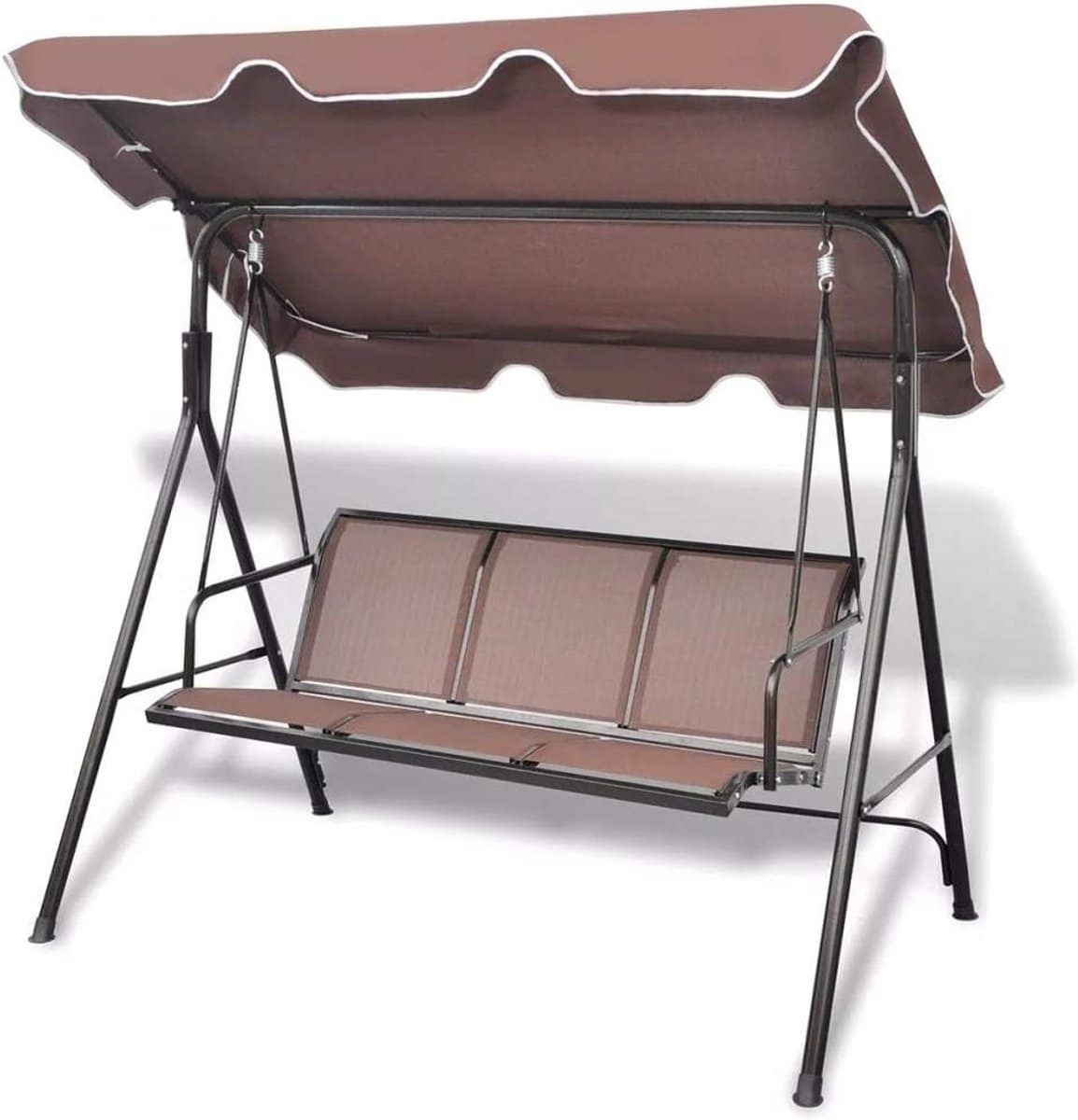 comfortabele 3 zits schommelbank met zonnedak voor tuin en buiten