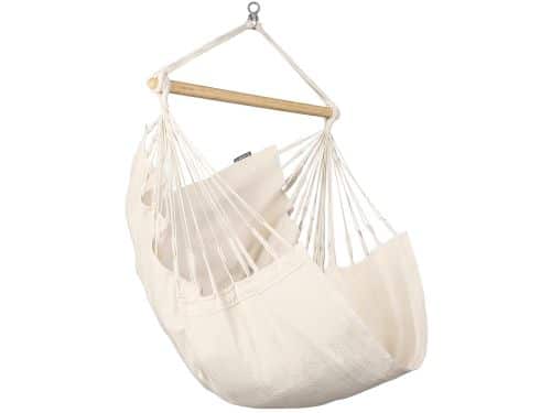 Comfortabele hangstoel - 360 graden draaibaar - biologisch katoen