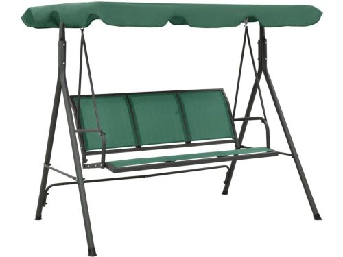 Comfortabele Schommelbank voor Buiten - Tuinbank met Opstelling voor 3