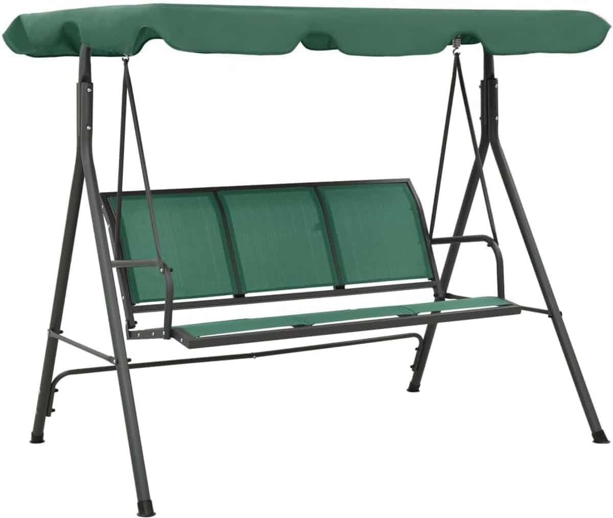 comfortabele schommelbank voor buiten tuinbank met opstelling voor 3