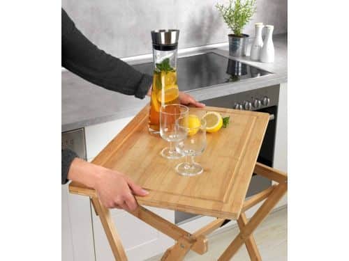 Compacte klaptafel - multifunctioneel - 1 stuk - bamboe