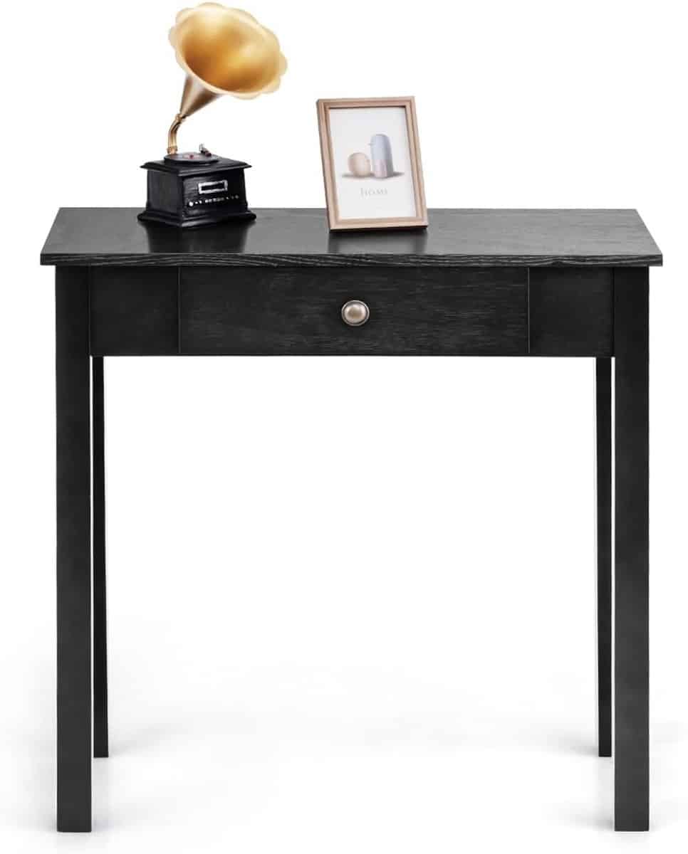consoletafel met lade smalle entree en bijzettafel van hout