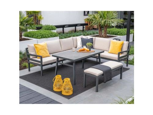 Corsica Lounge diningset Rechts Desert Sand Garden Impressions - Garden impressions