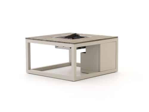 Cosiraw lounge vuurtafel 100x100x55cm - Laagste prijsgarantie!