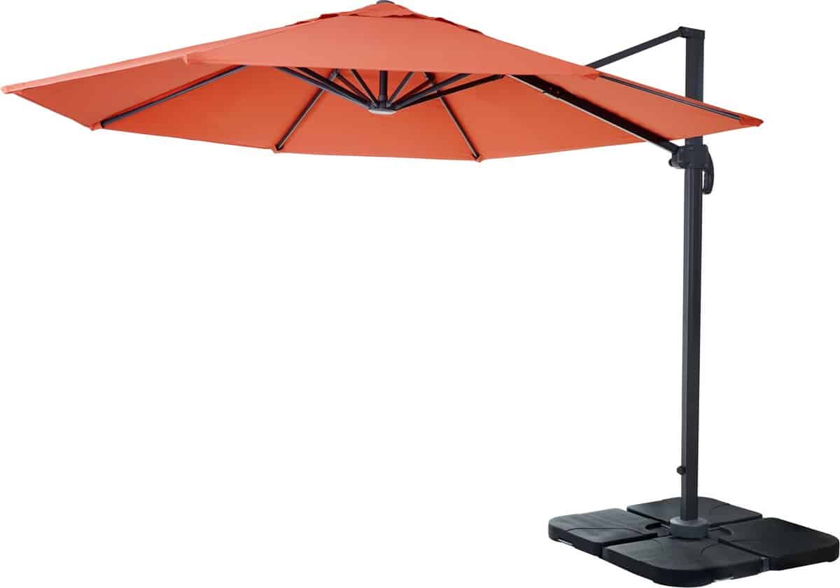 cosmo casa catering zweefparasol parasol polyester aluminium/staal