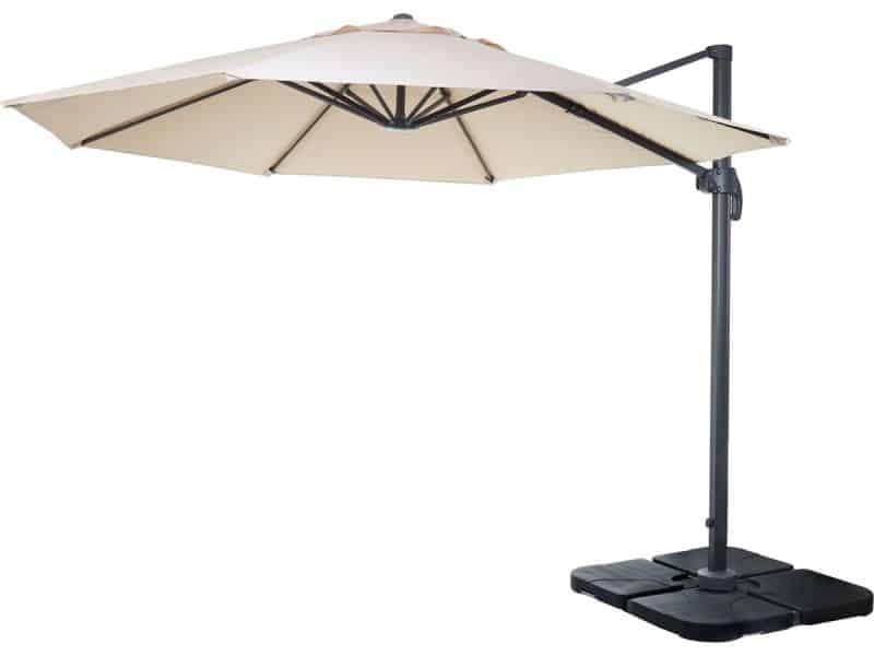 Cosmo Casa Catering Zweefparasol - Parasol - Polyester - Aluminium/Staal