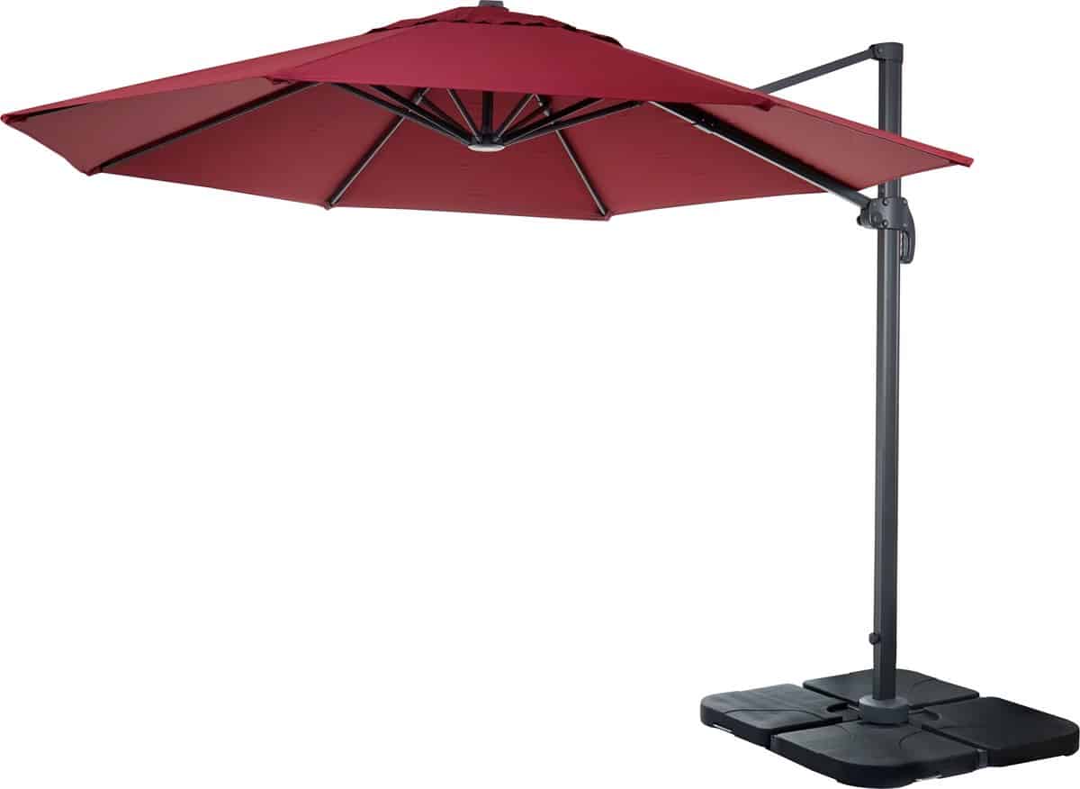 cosmo casa catering zweefparasol parasol polyester aluminium/staal
