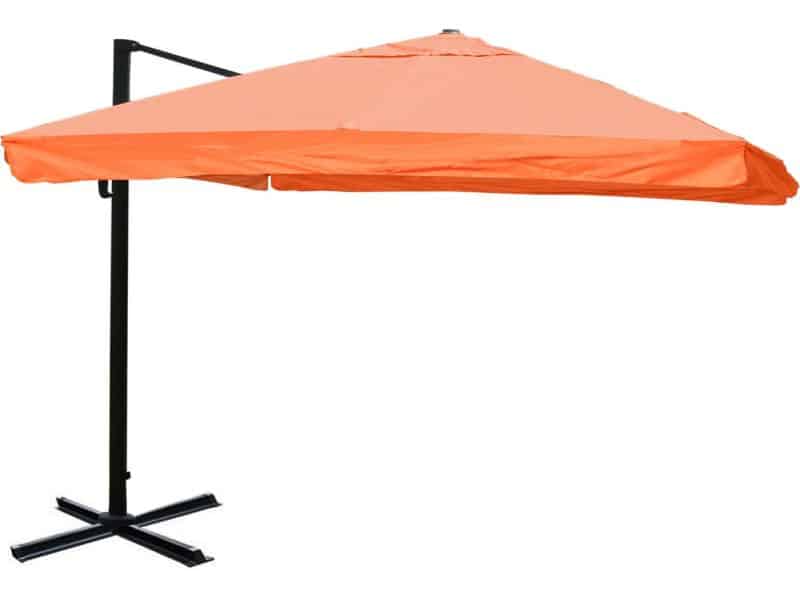 Cosmo Casa Catering Zweefparasol - Parasol - Polyester/Aluminium - Terracotta