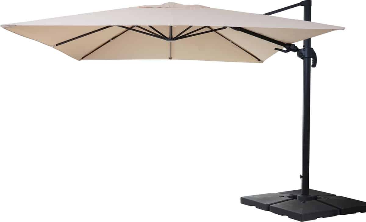 cosmo casa gastronomie parasol 3x4m (Ø5m) draaibaar polyester/aluminium