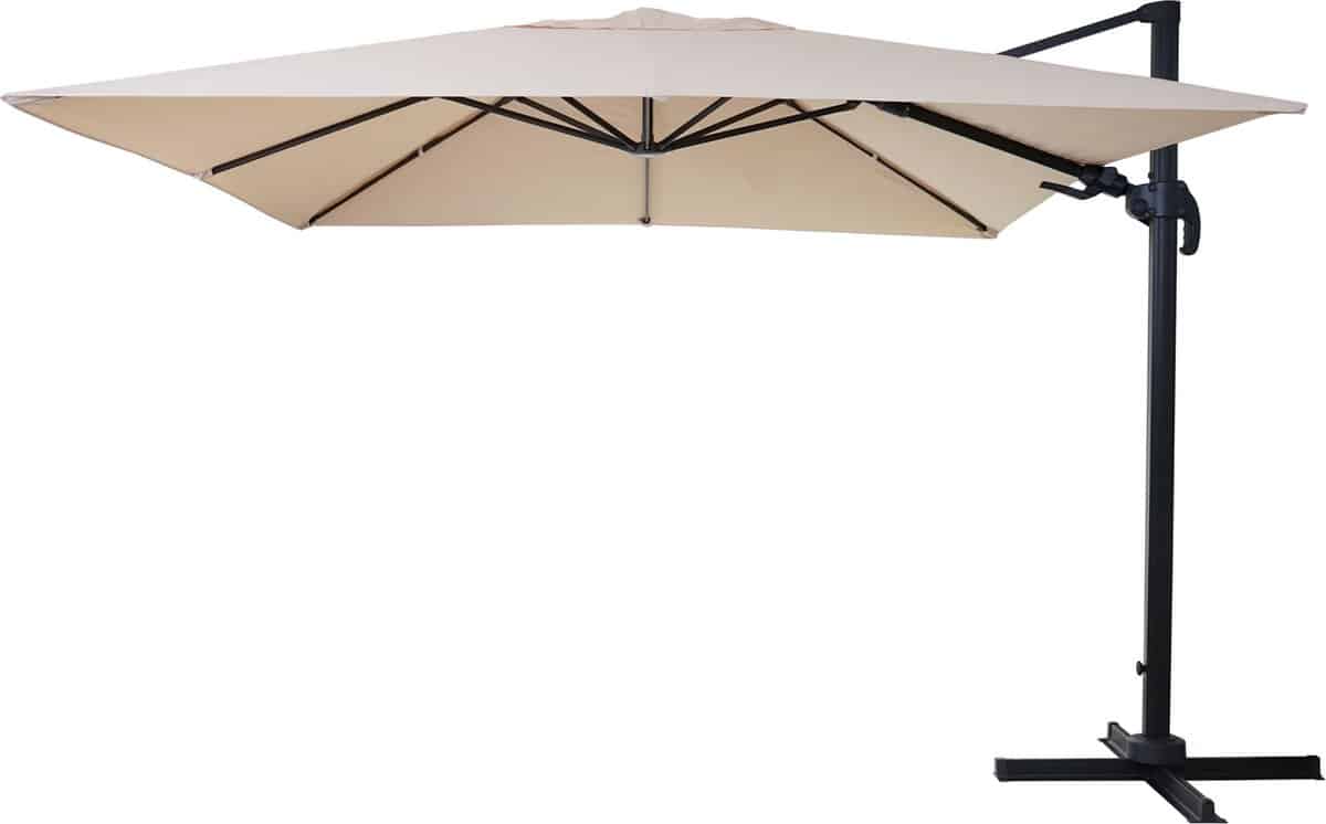 cosmo casa gastronomie parasol 3x4m (Ø5m) kantelbaar polyester/aluminium