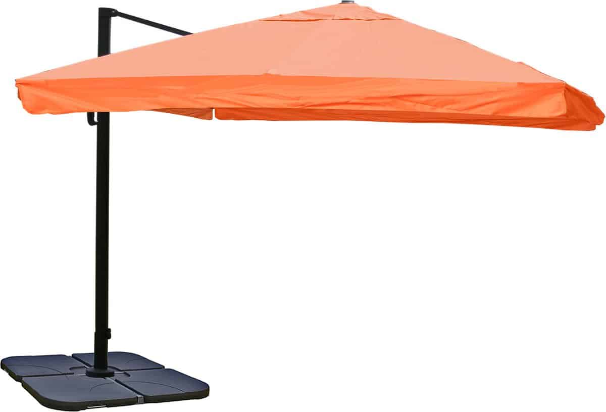 cosmo casa zweefparasol catering polyester aluminium/staal