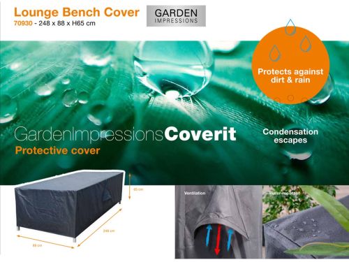 Coverit loungebank hoes - 248x88xH65 cm