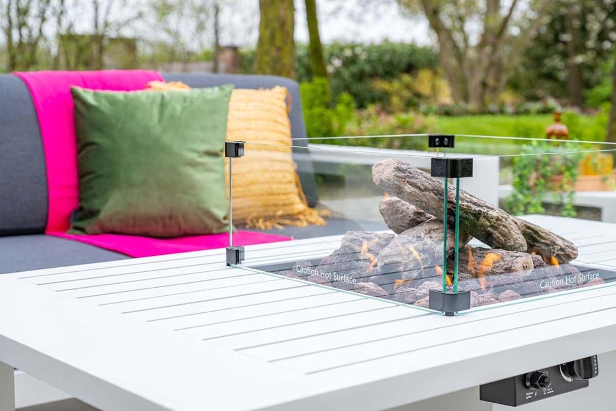 cozy living sfeerhaard sines mat wit aluminium