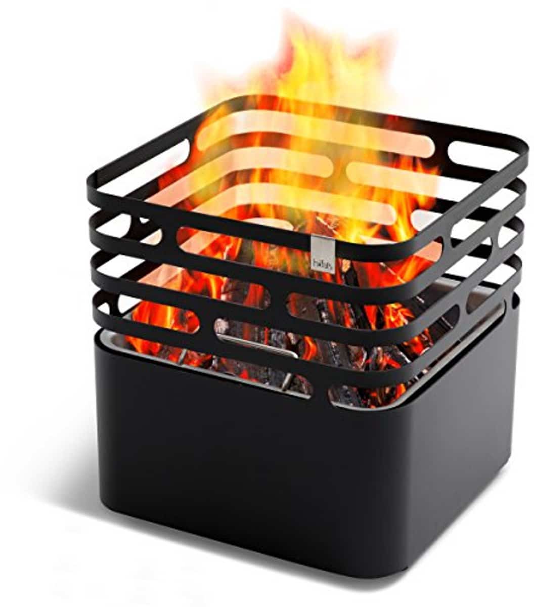 cube vuurplaats multifunctioneel als vuurkorf, grill, kruk en tafel