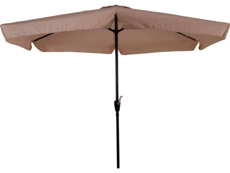 CUHOC Parasol met Volanten - Ecru Parasol -Beige Parasol Stokparasol