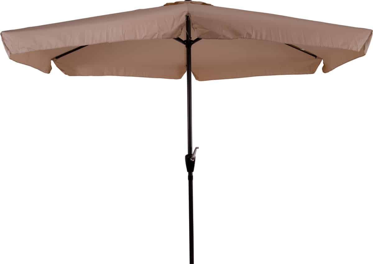 cuhoc parasol met volanten ecru parasol beige parasol stokparasol