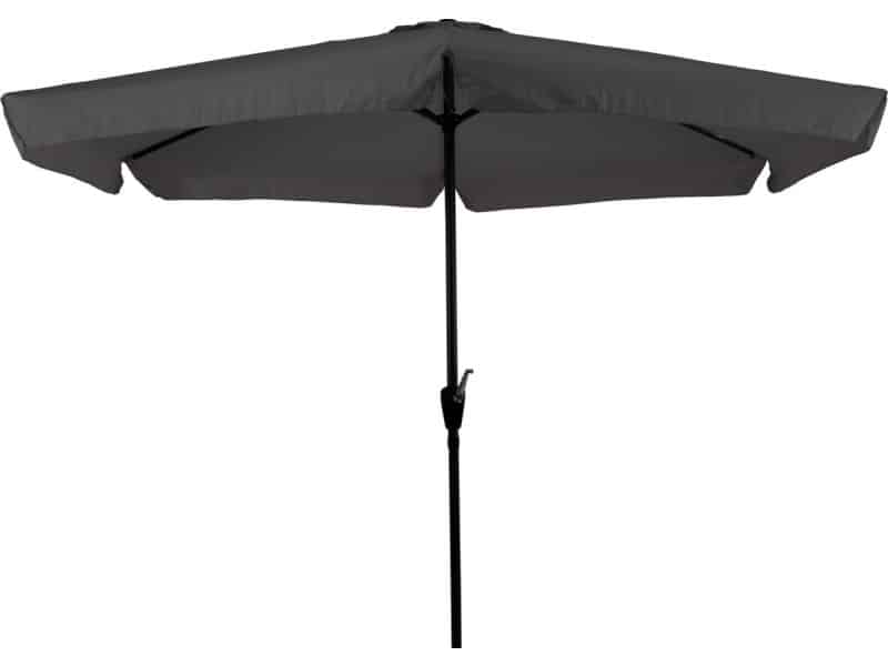 CUHOC Parasol met Volanten - Grijze Parasol - Parasol Stokparasol