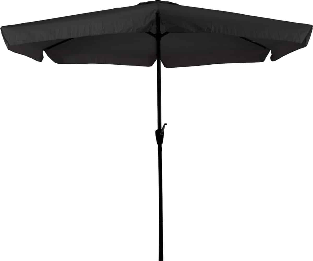 cuhoc parasol met volanten zwarte parasol parasol stokparasol