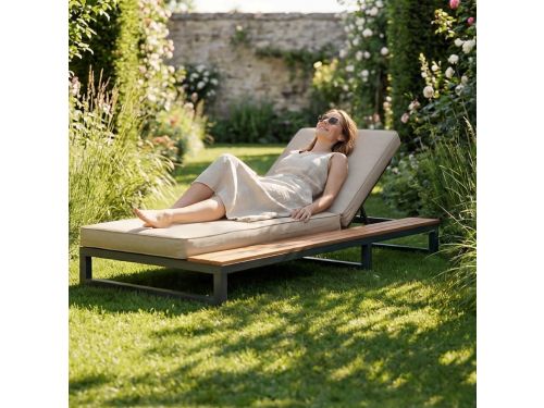 Dagbed voor buitenterras, ligstoel voor buiten, multifunctionele waterdichte slaapbank