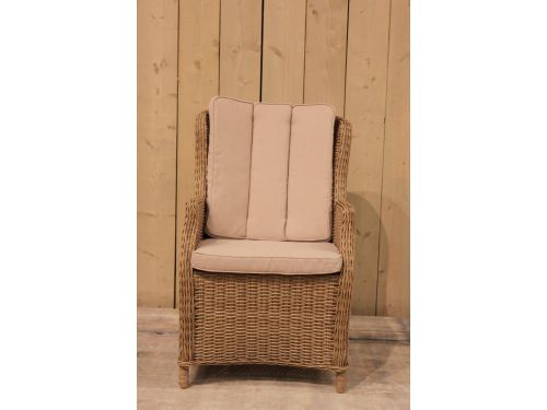 Darwin verstelbare stoel rattan grey