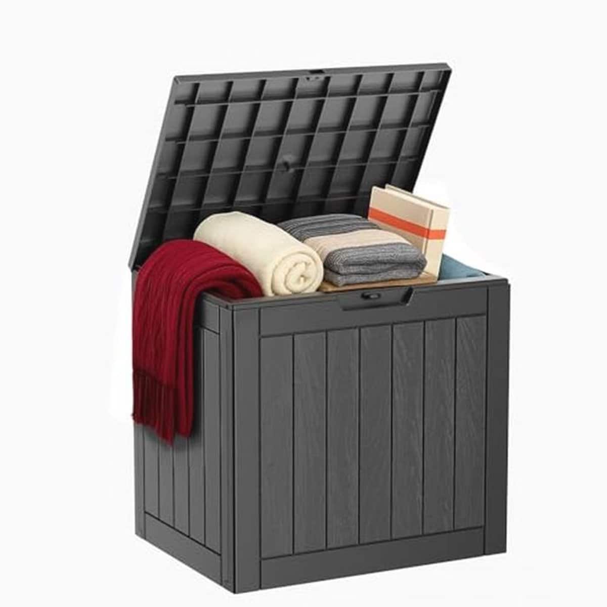 dekbox voor buitenopslag waterdicht opbergmeubel voor tuinaccessoires en kussens