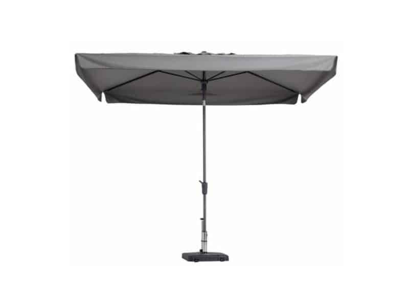 Delos stokparasol 300x200cm | lichtgrijs