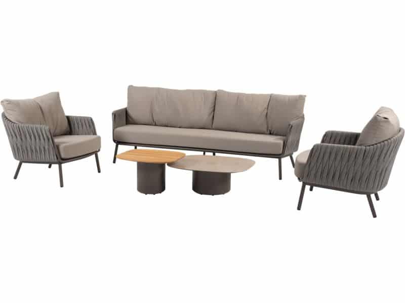 Demi Cannes stoel bank loungeset 5 delig organic terre Taste