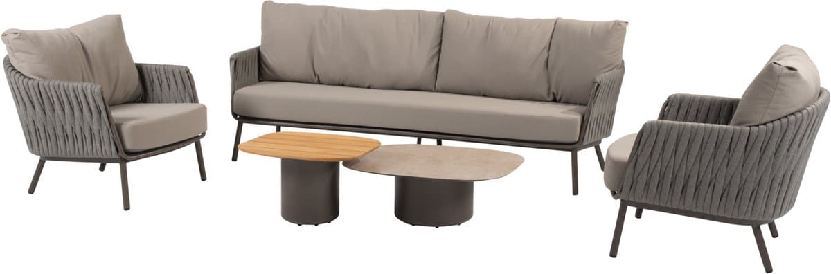 demi cannes stoel bank loungeset 5 delig organic terre taste