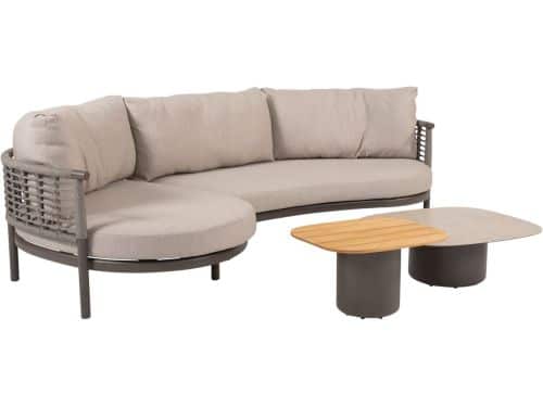 Demi Puglia chaise longue loungeset 4 delig terre Taste 4SO