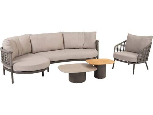 Demi Puglia chaise longue loungeset 5 delig terre Taste 4SO