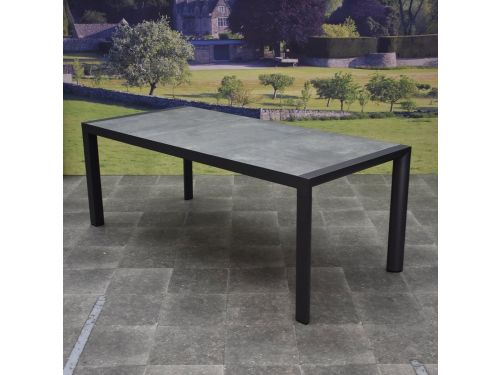 Dexter dining tuintafel 194x90xH74,5 cm antraciet