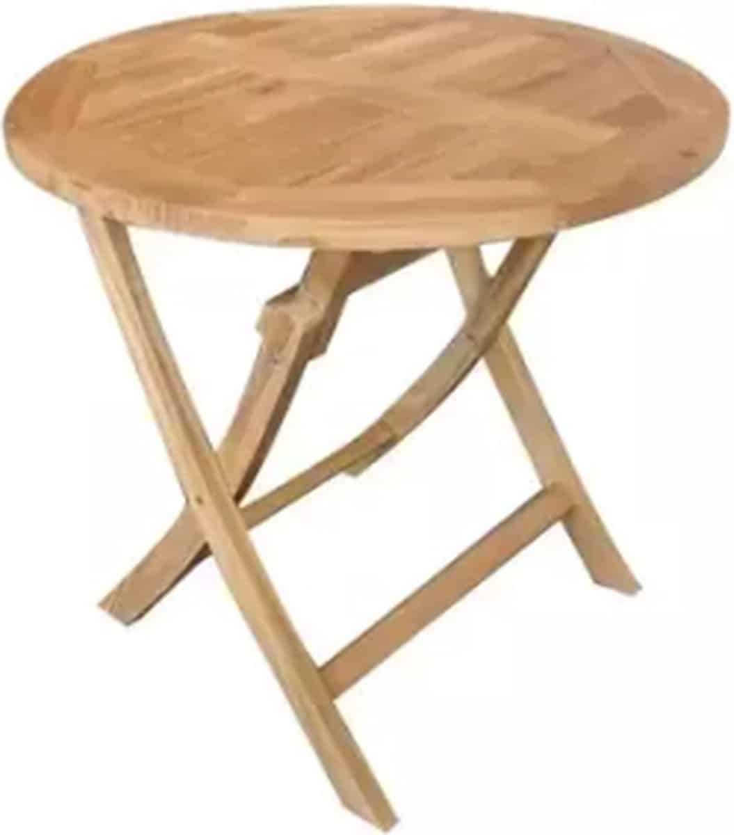 dining tuin klaptafel rond milton teak Ø90cm