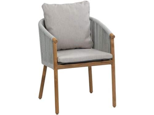 Dining tuinstoel Es Vedra | Teakhout & Cream