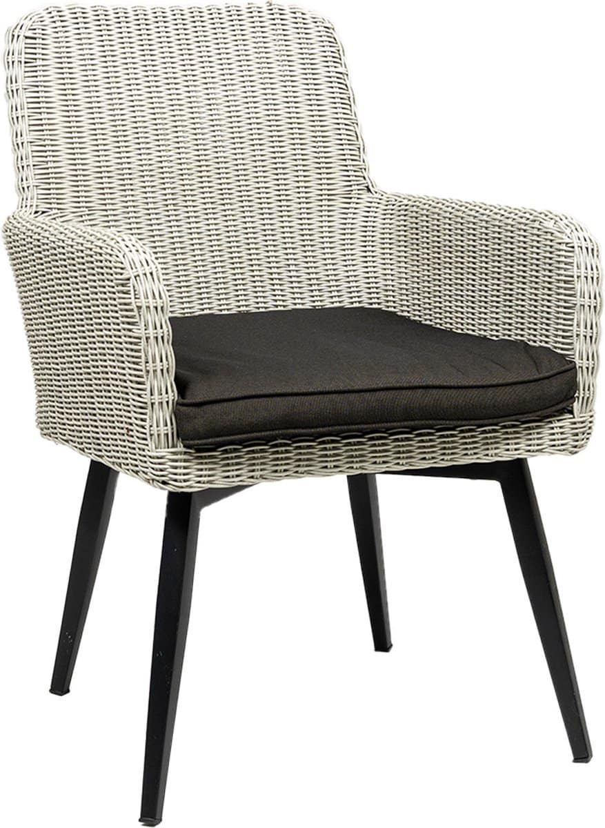 dining tuinstoel pisa | white | wicker