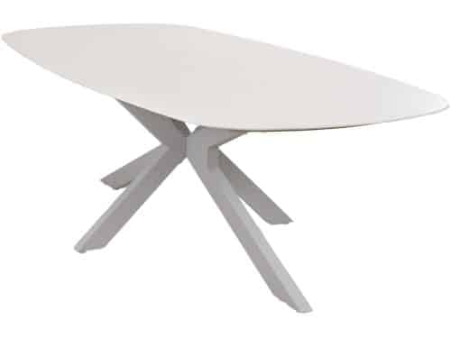 Dining tuintafel Barletta 240x115cm | Sandstone/Camel | Aluminium & Kunststof