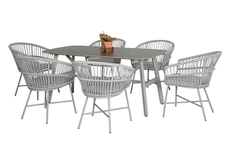 diningset cossato oropa white oosterik home oosterik home