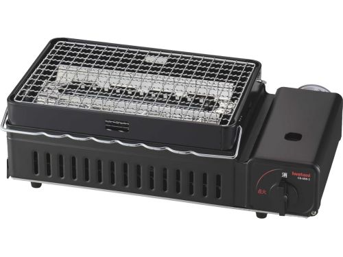 Draagbare Gas Grill BBQ Kachel voor Shichirinyaki - Zwart