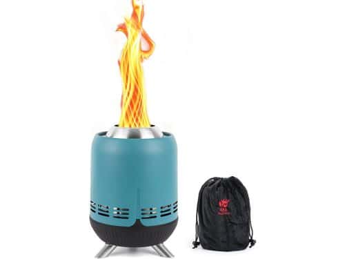 Draagbare Rookvrije Tafelfuurkorf voor Buiten en Stedelijk Gebruik