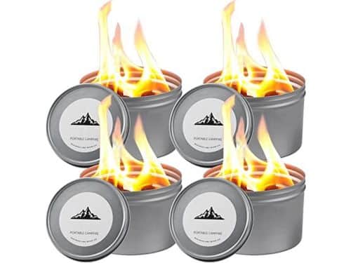 Draagbare vuurkorven voor buiten - 4 stuks, 3-5 uur brandtijd