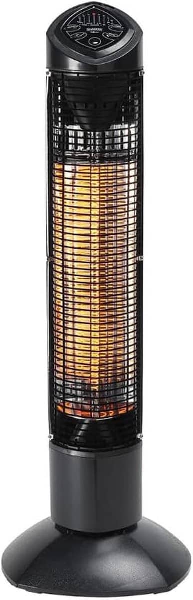 draaibare infrarood terrasverwarmer 900w met timer